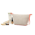 Qetesh Cheap Custom Printing Zipper Make up Pouch BagPromotion Plain Cosmetic Pouch Bag Fashion Travel Canvas Cosmetic Bag