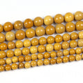 Wholesale Natural Pure Yellow Mookaite Jasper Bead Loose Gemstone Beads for DIY Bracelets Making 8mm 10mm