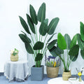 180cm Banana Bonsai Plastic Tree Plants Artificial Banana Leaf Plants Indoor Tree Artificial for Wedding Decoration