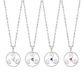 Wholesale Custom 925 Sterling Silver White Gold Plated Triskelion Pendants Jewelry Women Necklace