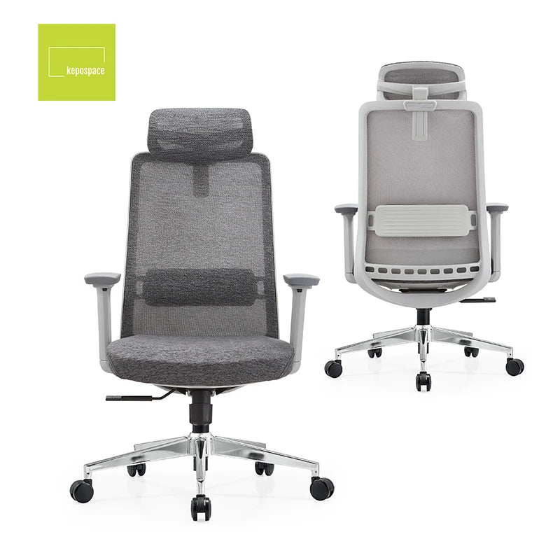 Wholesale CEO Office Computer Mesh Chair Adjustable Lumbar SupportDesk Chair Executive Manager Fabric Ergonomic Office Chair