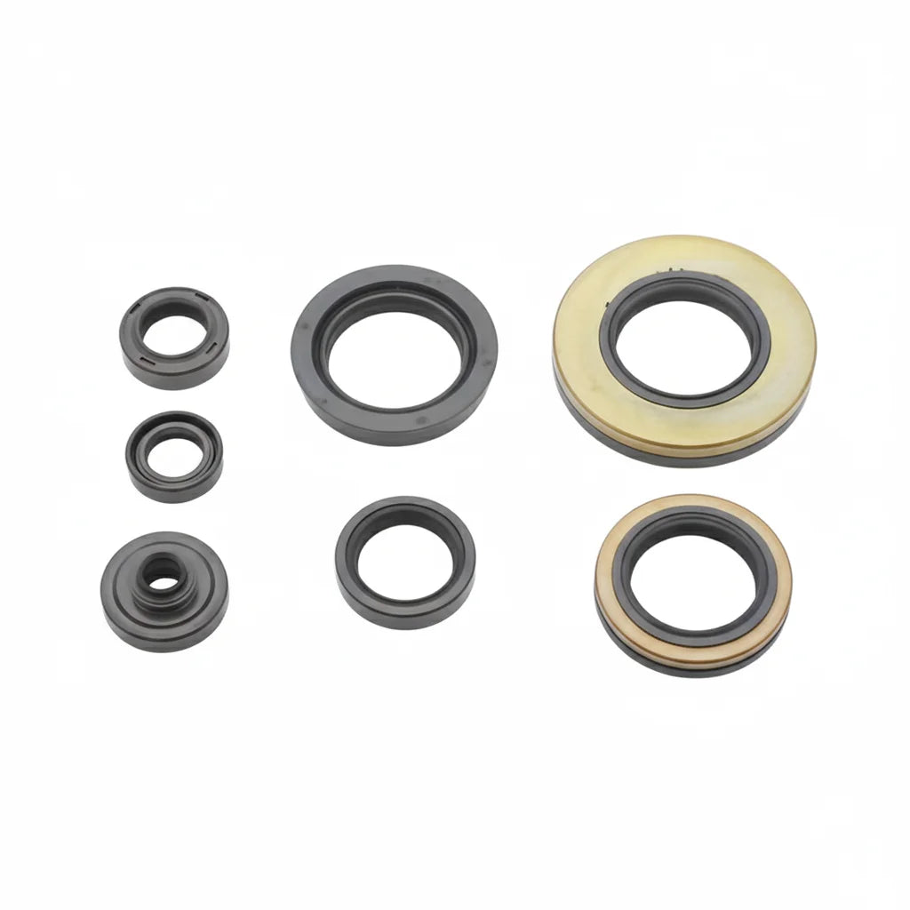 NRTeam Professional Engine Oil Seal Kit for Suzuki RM 250 96-05 Featuring NBR Silicone FKM Rubber Metal Mechanical Seal TB/TC