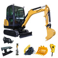 Wholesale 2.0 Ton Mini Crawler Excavator Mini  Shantui Excavator for Sale