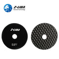 4inch 100mm Dry Type Black Diamond Stone Buff Polishing Pads for Granite Marble Stone