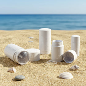 Sale Well Eco Friendly Deodorant Containers 75g Round Twist up Bottles for Natural Deodorant Cream