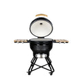 KIMSTONE 26 Inch Samgyupsal Korean Bbq Ceramic Fire Pit Mat Kamado Grill