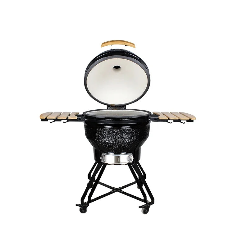 KIMSTONE 26 Inch Samgyupsal Korean Bbq Ceramic Fire Pit Mat Kamado Grill
