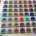 Free Design Custom logo Waterproof Reflective Metallic Hologram Packaging Stickers Laser Sticker Holographic Adhesive Label
