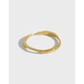 New Design Jewelry S925 Sterling Silver Irregular Adjustable Rings for Women JA366