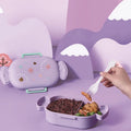 BPA Free Plastic Lunch Box Portable Microwaveable Heatable Container with Leak Proof Lids for Freshness Preservation Shantou