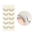 10 Trays Set False Eyelashes Tools Handmade Training Lashes for Beginners Eyelash Extensions Beauty Salon Student Practice Tools