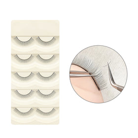 10 Trays Set False Eyelashes Tools Handmade Training Lashes for Beginners Eyelash Extensions Beauty Salon Student Practice Tools
