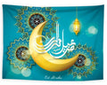 150*200CM New Eid Tapestry Home Decoration Tapestry Bedroom Living Room Background Printed Hanging Cloth Decoration XJ0271-C