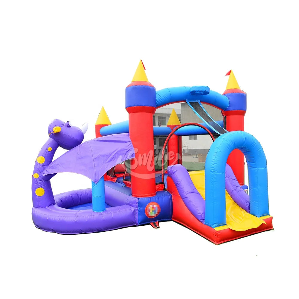 Dinosaur Use Inflatable Slides Small Water Slide Inflatable Water Park Slide for Sale