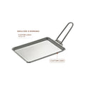 Campingmoon Outdoor Camping Picnic Kitchen Utensils Cookware Stainless Steel Fry Pan