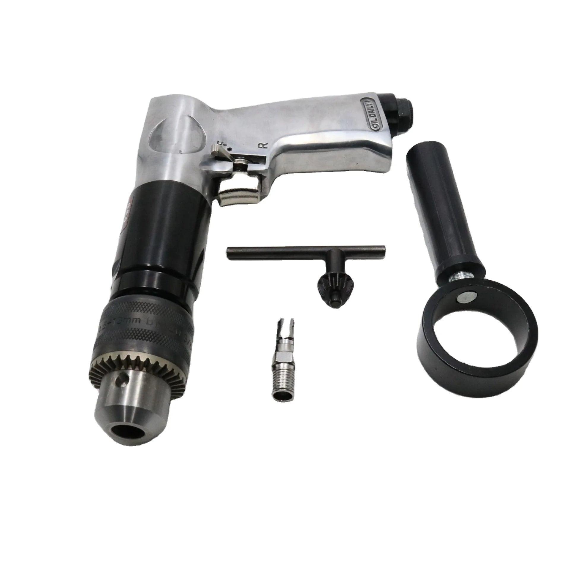 10mm & 13mm Pneumatic Pistol Drill Machine Forward & Reverse Rotation Air Drill Gun Type Drilling Machine