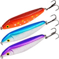 Artificial Bait Hard Lead Spoon Fishing Jig Lure With Treble Hook