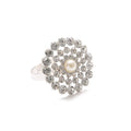 Luxury Crystal Flower Napkin Holder With Rhinestone Beads Metal Table Accessories for Wedding and Party Decoration