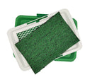 Portable Outdoor or Indoor Dog Potty Dogs Grass Pad With Tray Washable Puppy Pee Pad Dog Grass Toilet