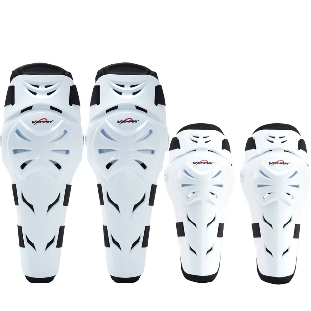 4Pcs Adult Knee & Elbow Pads Lightweight Breathable Adjustable Protector Professional Protection MTB Motorcycle Crawling