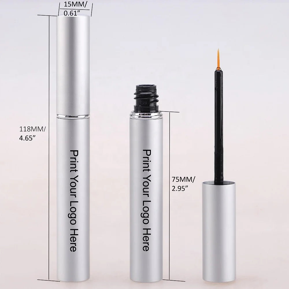 Wholesale Custom Eyebrow Enhancer Grow Liquid Eyelash Serum Fast Growth Lash Booster Nutrient Rich Formula Professional Salon