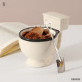 Custom Porcelain Creative Ceramic Toilet Shaped Coffee Mug Custom logo Printed