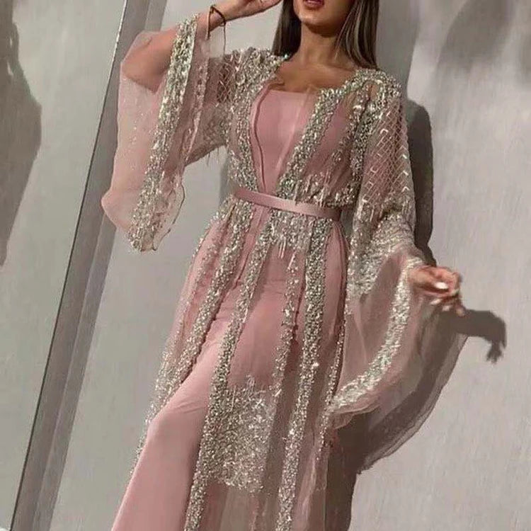 Hot Sale Lace Dresses Robe Retro French Evening Dresses