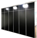 Flexible Movable Soundproof Partition Wall for School Hospital Use Glass MDF Fabric Wooden Folding Panel Gypsum Board Finish