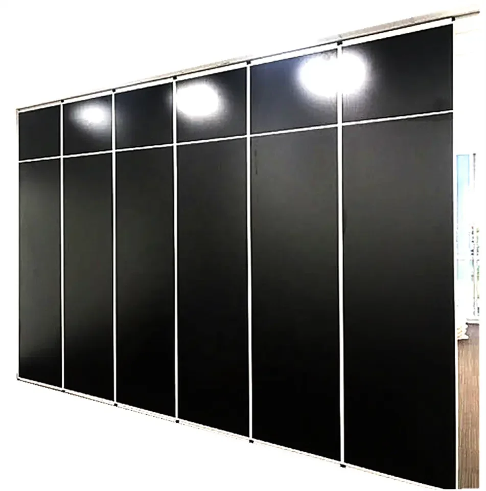 Flexible Movable Soundproof Partition Wall for School Hospital Use Glass MDF Fabric Wooden Folding Panel Gypsum Board Finish