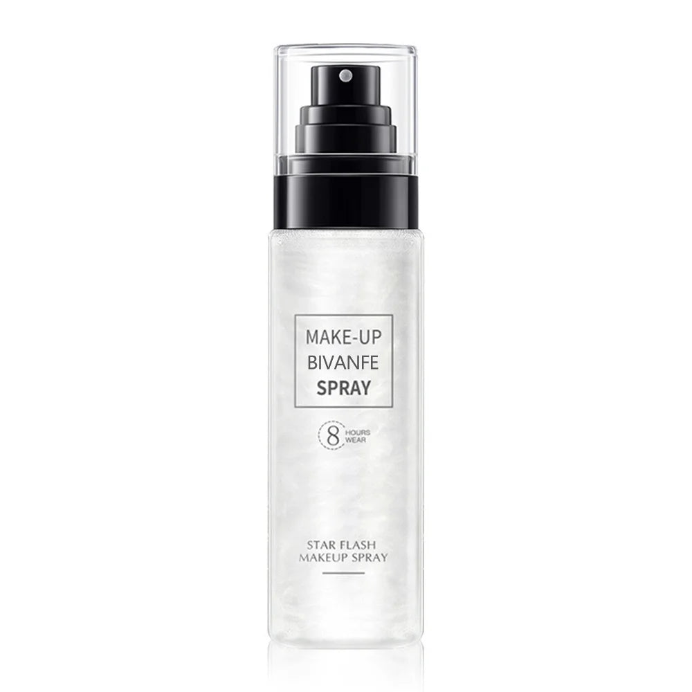 Private Label Vegan Oil Control Long Lasting Makeup Finishing Waterproof Shimmer Setting Spray