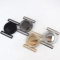 Deepeel AP267 50mm Clothing Accessories Round Smooth Alloy Belt Buckle Clip Garment Decorative Connect Buckle