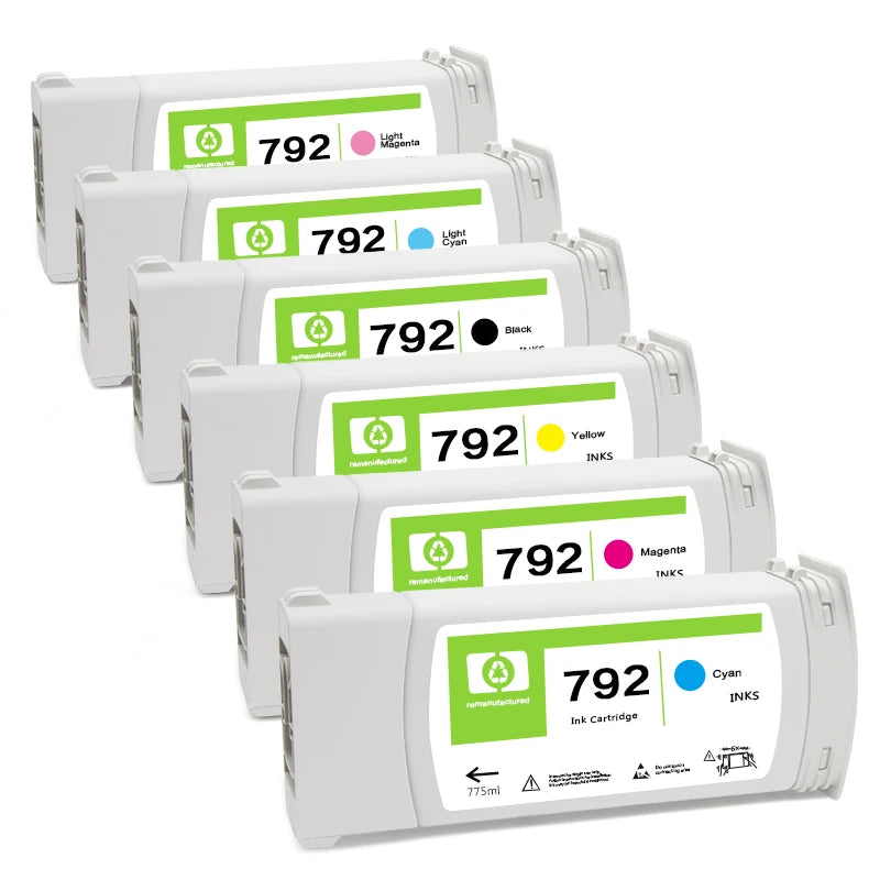 Ocbestjet for HP 792 775-ML Remanufactured Ink Cartridge for HP Latex 210 280 L26100 L26500 L28500 Printer 100% Match With OEM