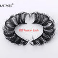 DD Curl Russian Full Strip Eyelashes Faux Mink Lashes Popular Style 18mm 20mm 25mm Russian Volume Private Label Eyelashes