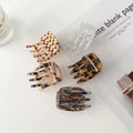 DOWELL New Korean Style Acetic Acid Retro Hollow Hair Accessories Mini Acetate Hair Claw Clips