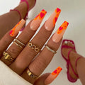 New Design Long Press on Nails Luxury Ballerina Coffin Fake False Nils Tips for Women