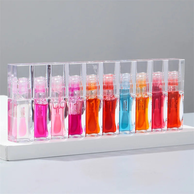 Custom Logo Moistourizing Lip Gloss Make Your Own Color Waterproof Lipgloss Hydrating Plumping Lip Oil