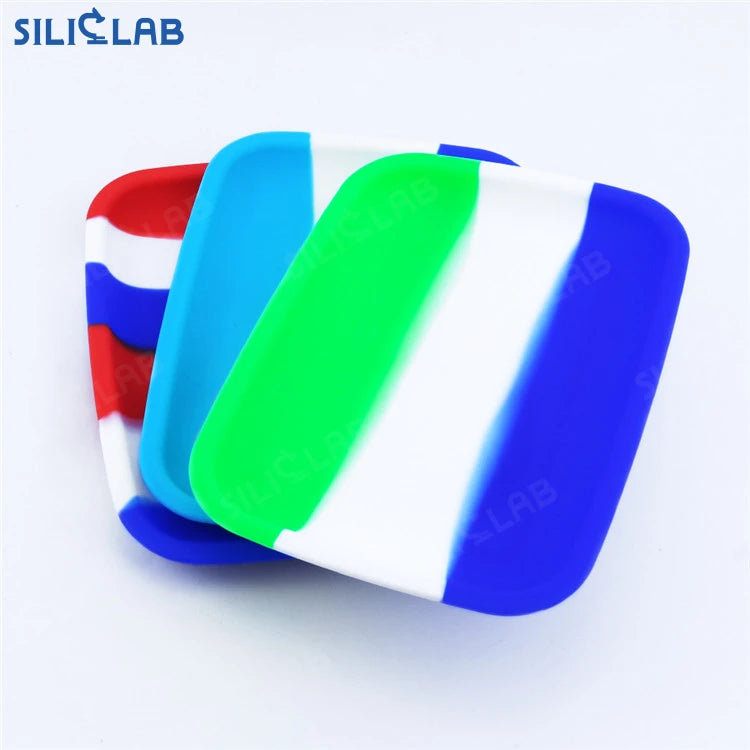Easy Use Easy Clean Washable Dining Plate Silicone Tray for Placing Fruits Food Grade Silicone Serving Tray