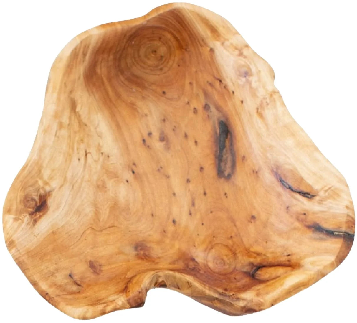 Natural Chinese Cedar Root Wood Decoration - Wooden Fruit Salad Tray for the Food Snacks