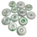 Certified Jadeite Type a Jade  Jade Thick-Packed Safe Button Pendant Myanmar Jade Safe Button Manufacturer Wholesale