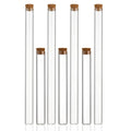 Ru Star Hot Sale Cosmetic Clear Empty Round Straight D15mm High Borosilicate Glass Vial with Stopper