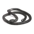 Nordic Design Stainless Steel Norse God World Serpent Jormungandr Snake Necklace Viking Jewelry