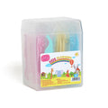Unwaxed Unflavoured Kids Charcoal Dental Flosser Single Wrapped Plastic Toothpick Abrasive Toothpick Pick for Oral Care