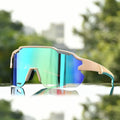 Wholesale Cycling Sport Sunglasses One Piece Outdoor Fishing Sunglasses UV 400 Sport Cycling Sunglasses