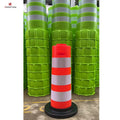 Hot Sale PE Material Traffic Drum Plastic Barrel Traffic Control Barrels for Safety in Uruguay