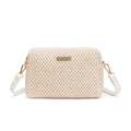 Wholesale Casual Woven Pattern Coin Purse Small Square Bag Women's Pu Messenger Bag