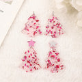Christmas Charms Acrylic Tree With Star Pendant Fashion Accessories for Diy Making