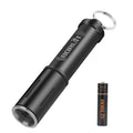 For RJ11 Ultra Light 12.8g IP66 Waterproof Rechargeable Keychain Flashlight 120LM LED Twist Instant Light 12H+ Runtime (AAA