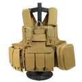 Tactical MOLLE Plate Carrier Vest Steel Wire Reinforced Combat Vest for Training & Hunting Outdoor Tactical Gear