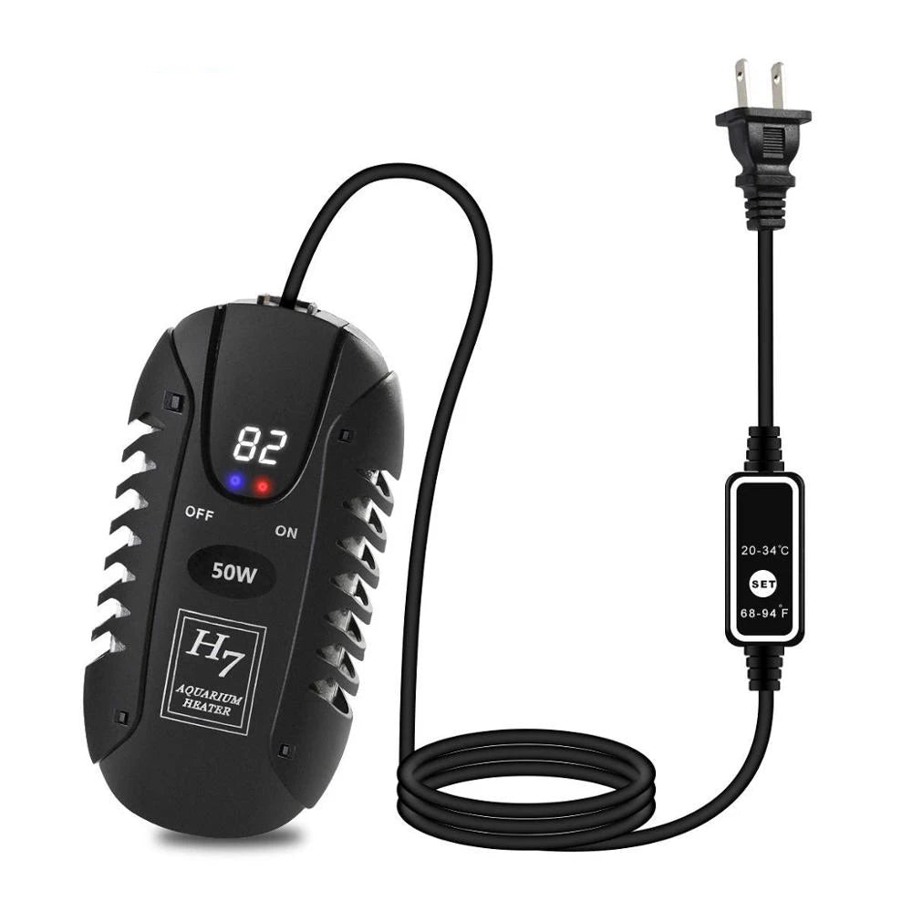 Fish Tank Heaters Intelligent LED Temperature Display Temperature Controller Quartz Fish Aquarium Heater 12v Aquarium Heater