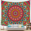 Contemporary Landscape Cotton Linen Wall Tapestry Decor Eco-Friendly & Machine Washable
